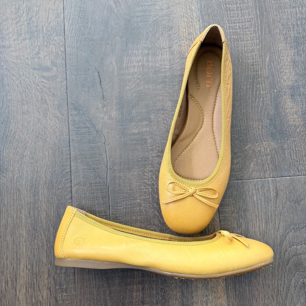 NEW Born Brin Flats | Sunflower Yellow | Size: 6.5 - Picture 4 of 8